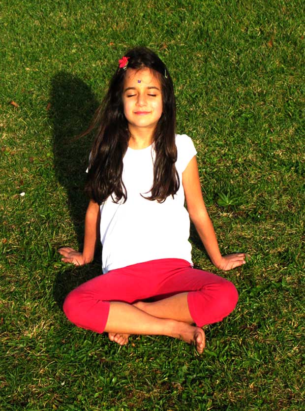 Picture of Girl Meditating Picture of Girl Meditating